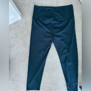 Girlfriend collective maternity leggings, dark green 4XL